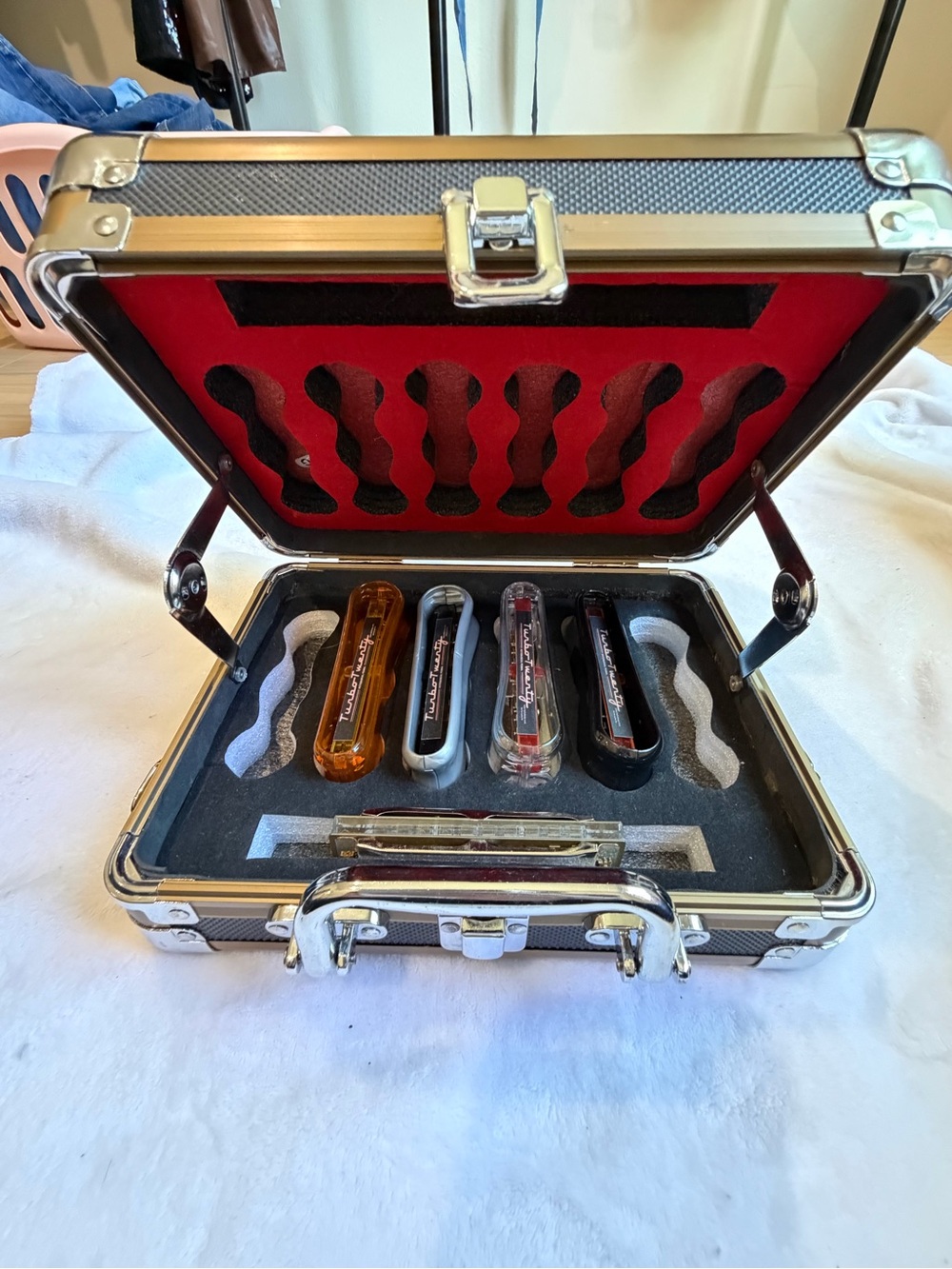 Turbo Twenty Vintage harmonica Set - Amber, Gray, Clear, Black - Picture 4 of 5